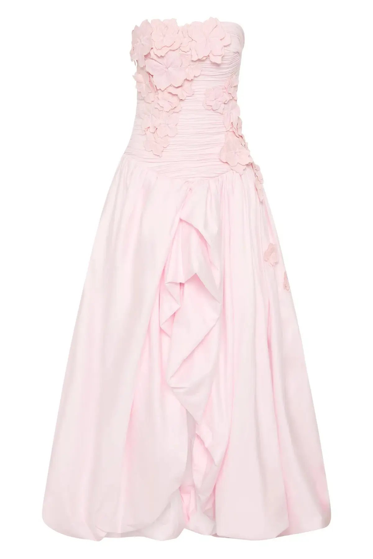 Aje Splendour Flower Maxi Gown Pastel Pink Size 12 photo 5