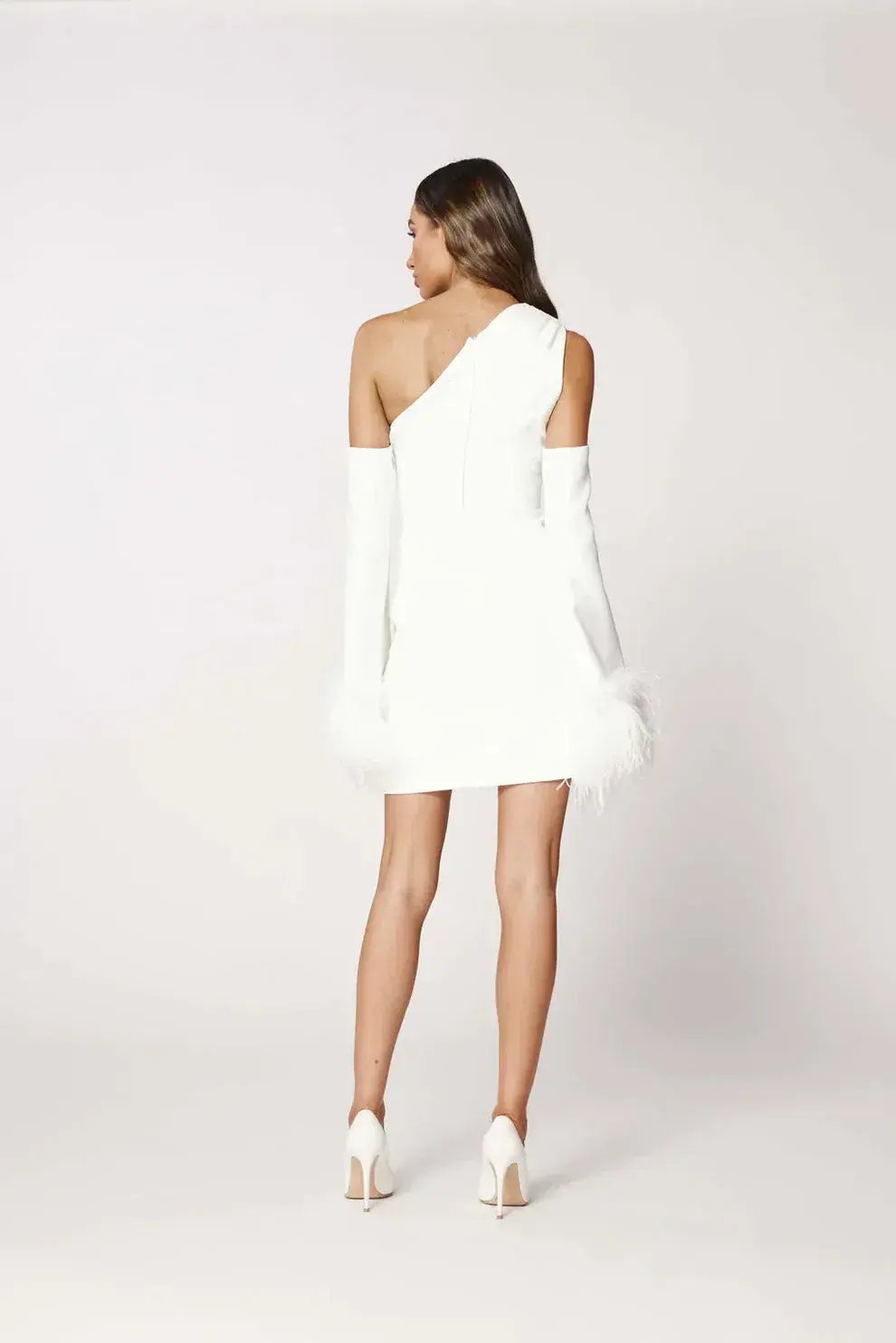 Bianca & Bridget Dezi Mini Dress White Size 8 photo 6