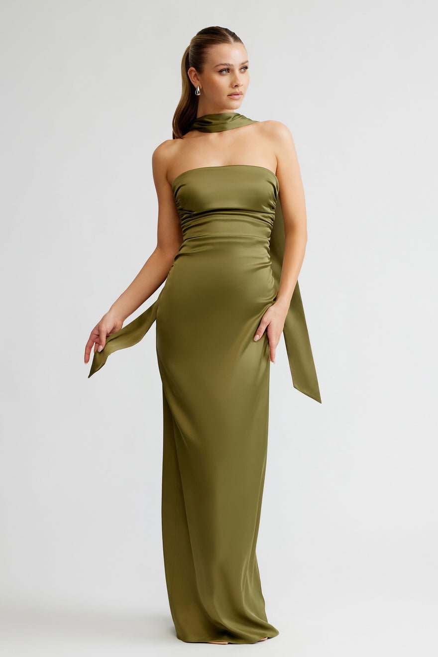Lexi Catalina Dress - Olive photo 2