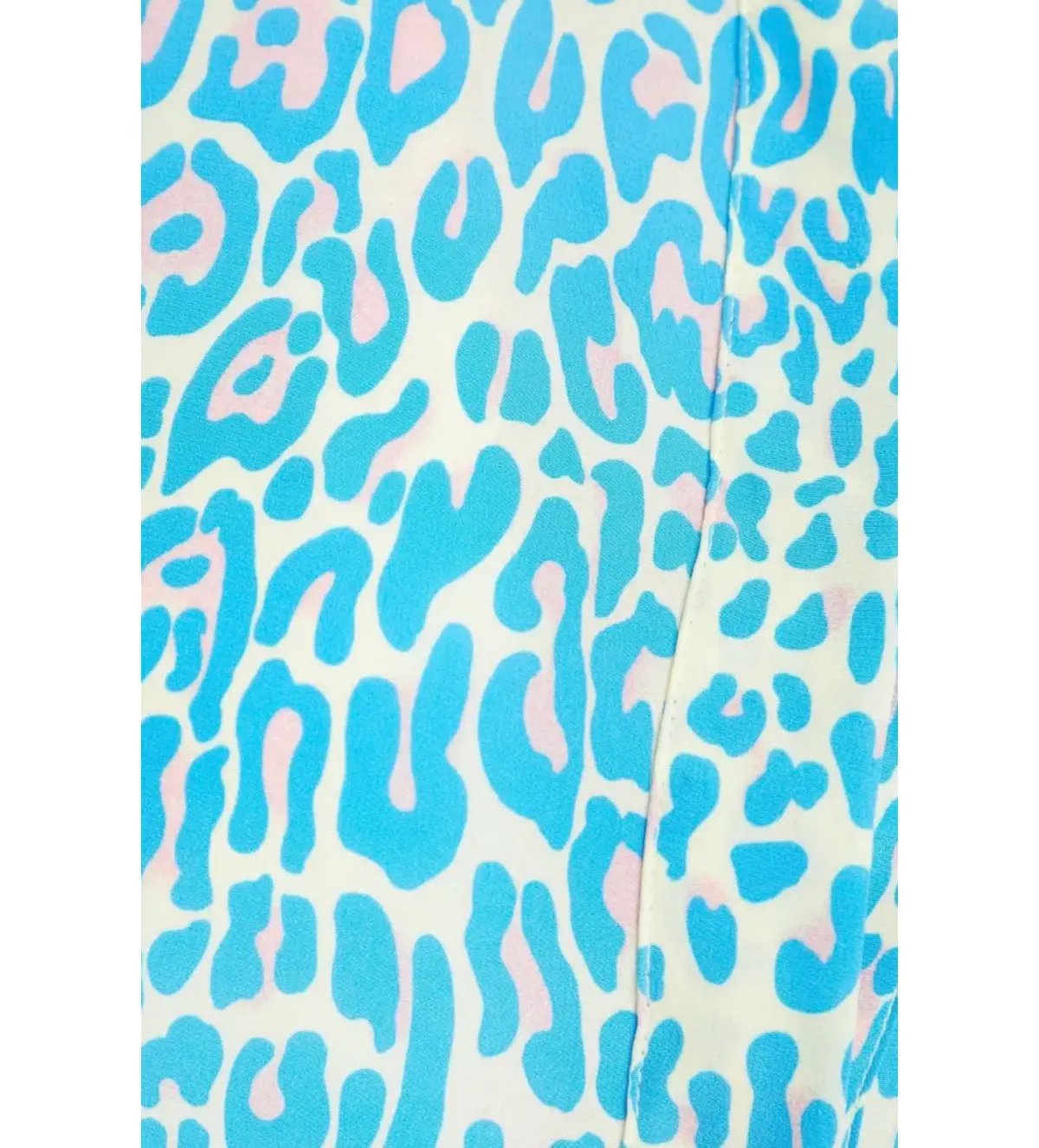 Stella McCartney Leopard Print Silk Dress Blue Size AU 6 photo 4