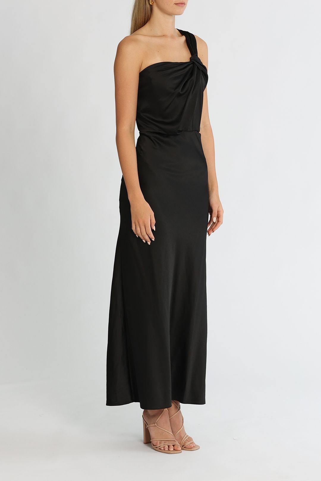 Macy Midi Dress - Black photo 2