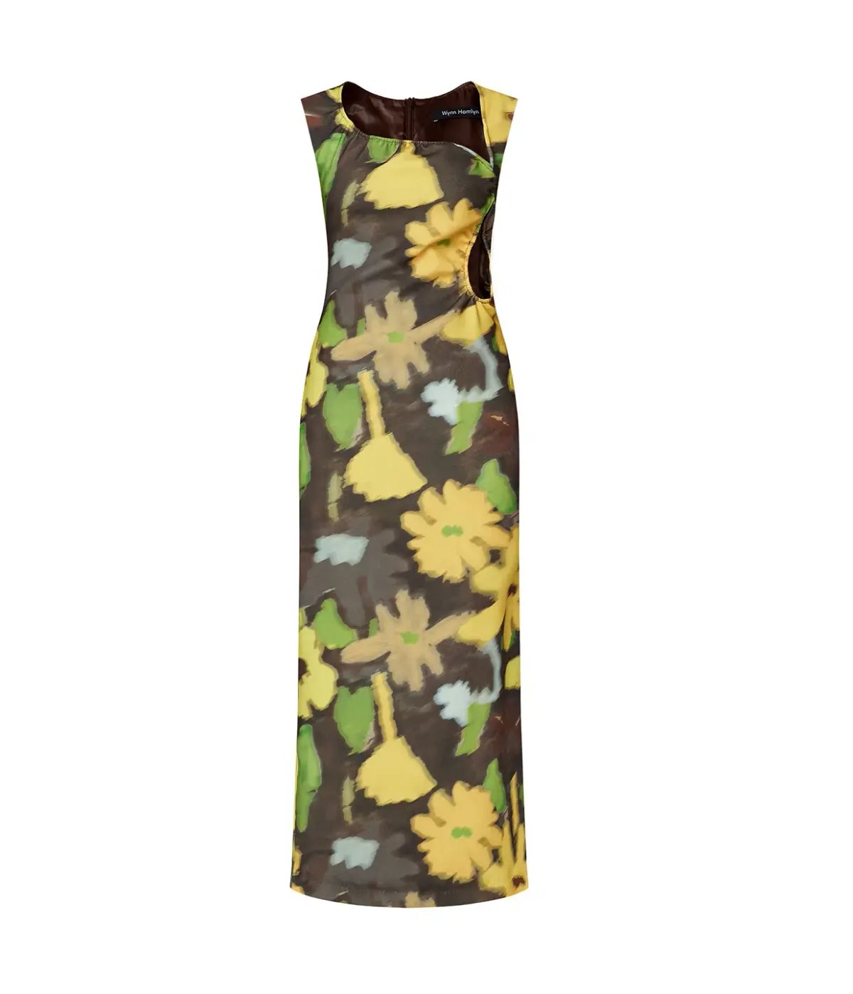 Wynn Hamlyn Ella Maxi Dress Acid Flowers Size AU 8 photo 4