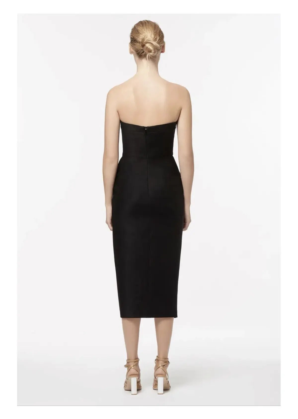 Manning Cartell New Radicals Strapless Midi Dress in Black Size 6 photo 2