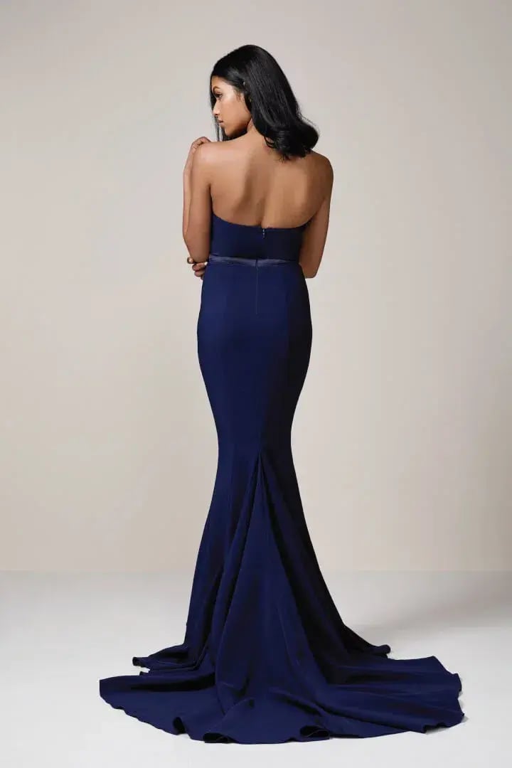 Elle Zeitoune Arianna Dress Navy Size 8 photo 2