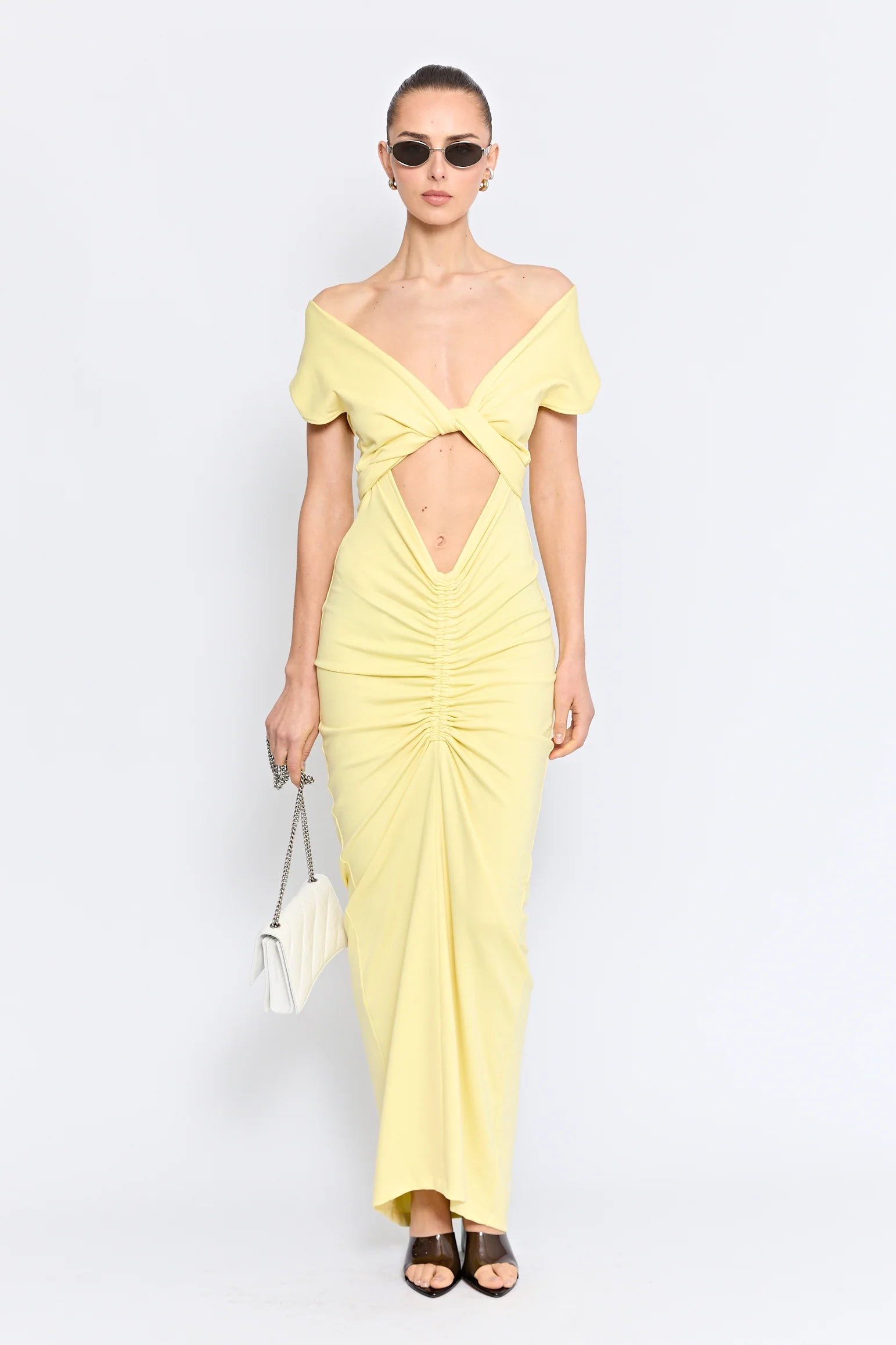 PFEIFFER RAMOS DRESS - LEMON photo 4