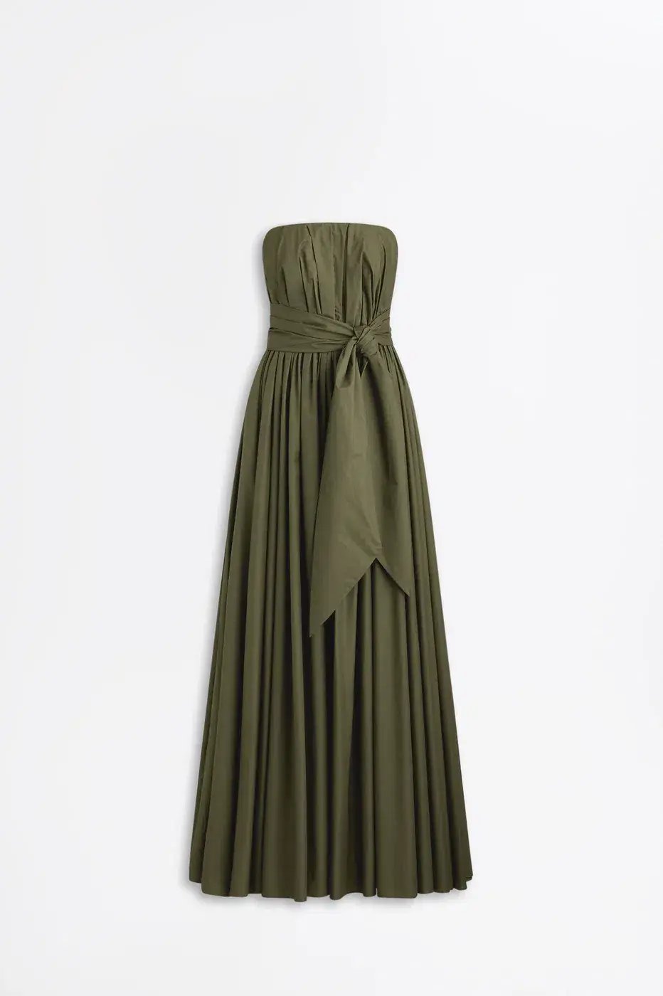 Scanlan Theodore Parachute Crepe Gown Green photo 2
