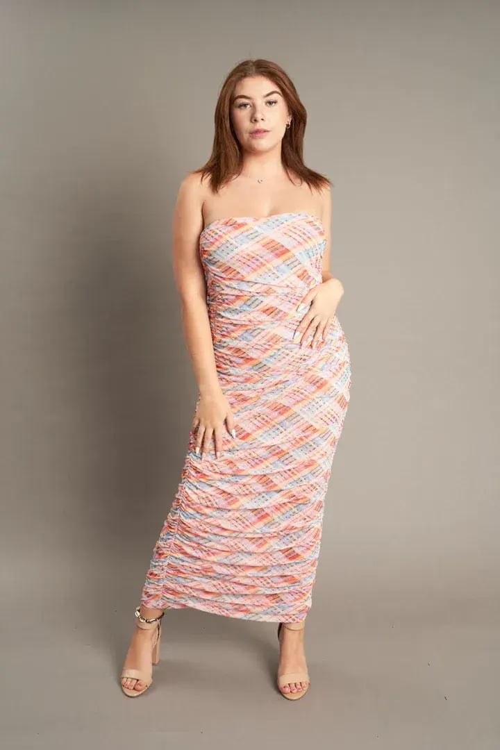 Ruby Cherry Mesh Tube Dress Print Size 6 photo 4