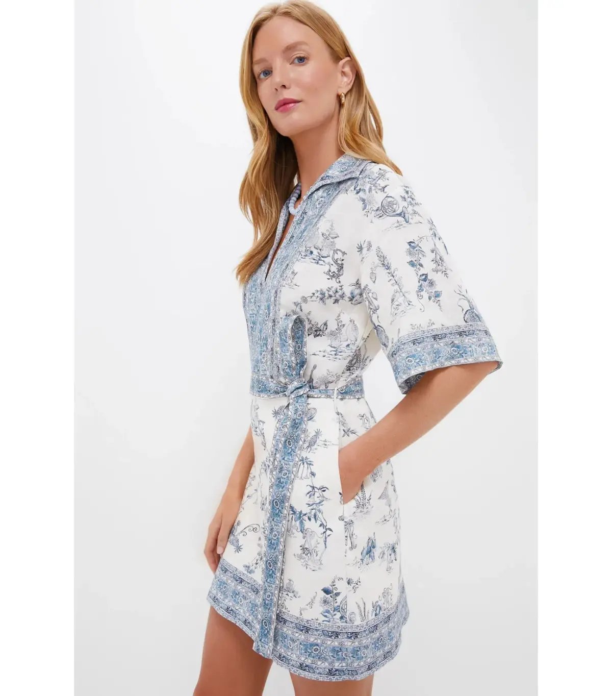 Alemais Casa Mini Dress Print Size AU 6 photo 3