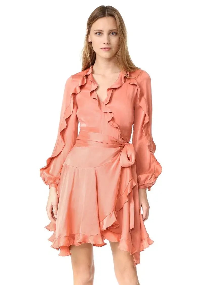 Zimmermann Winsome Flutter Robe Dress Guava Size 1 / AU 10 photo 3
