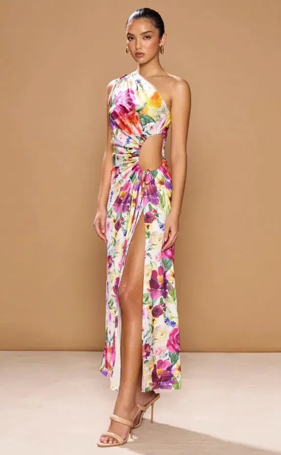 Sonya Moda Nour Midi Dress Floreale Watercolour Size 16 photo 2