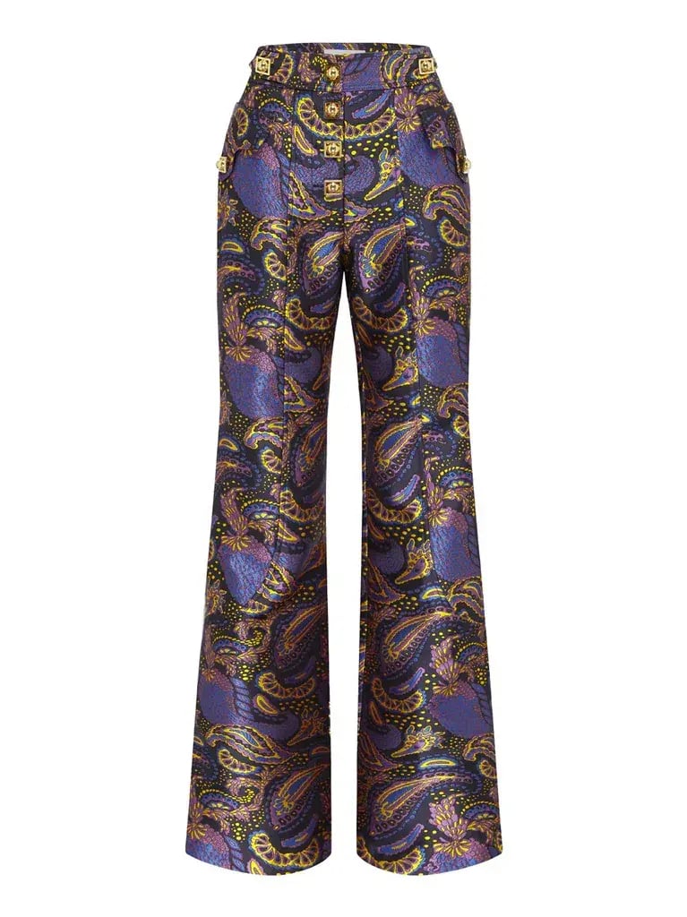 Alice McCall Midnight Hour Two-Piece Suit Paisley Print Size 6 photo 8