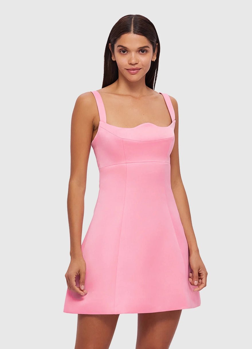 Leo Lin Jacinta Mini Dress - Bubblegum photo 2