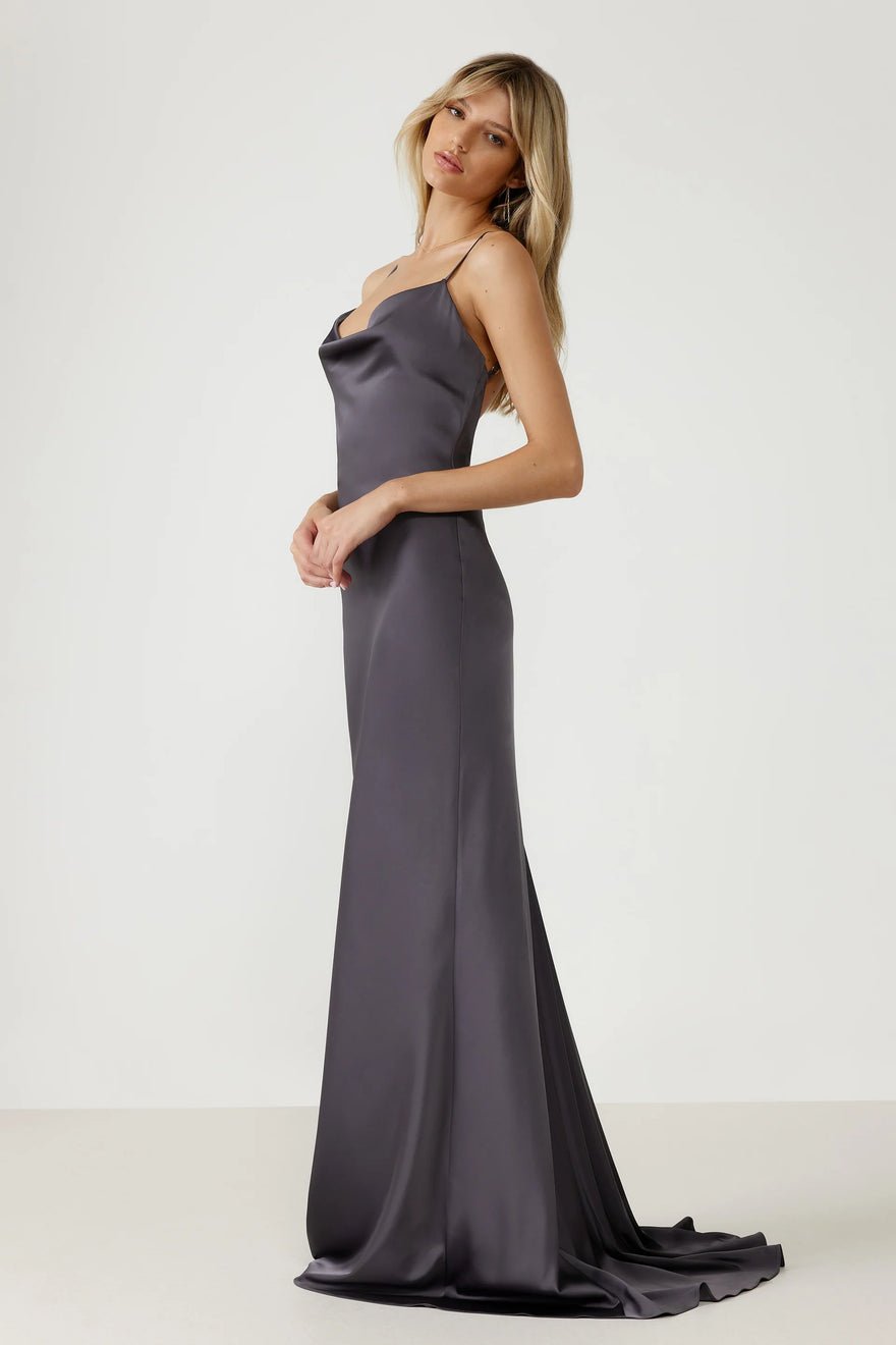 Lexi Camille Dress - Charcoal photo 4