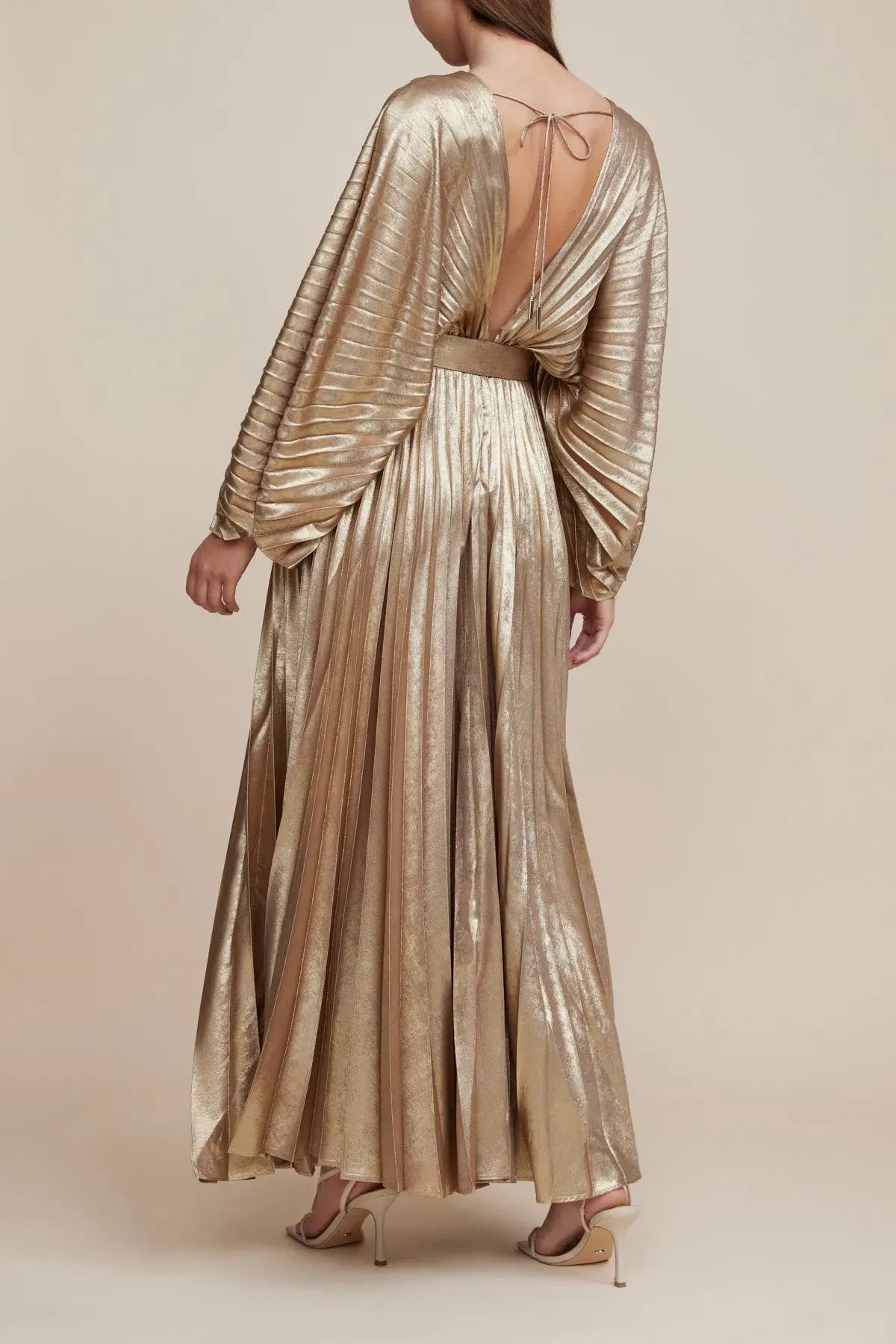 Acler Gold Westover Dress Golden Size 6 photo 3