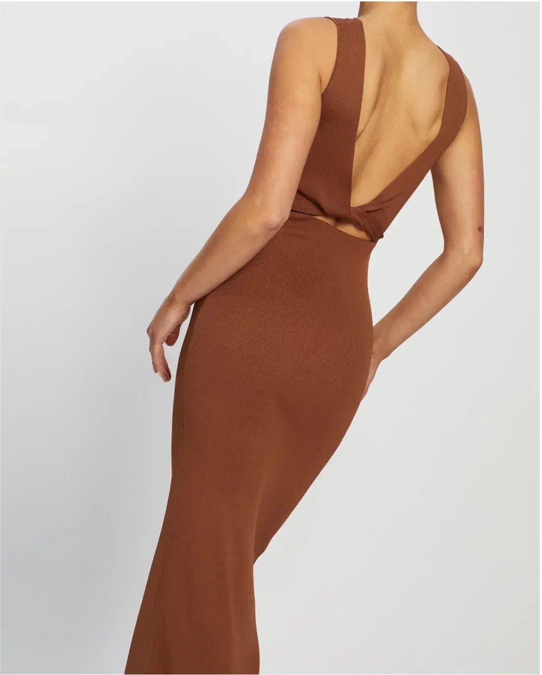 Bec & Bridge Sorbet Summer Midi Dress Brown Size AU 10 photo 2