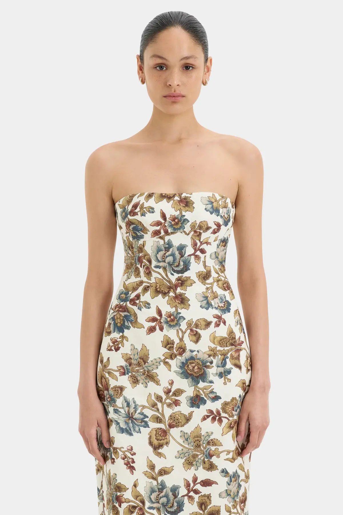 Sir the Label Eleanora Column Dress Viola Print Size 2 /Au 10 photo 2