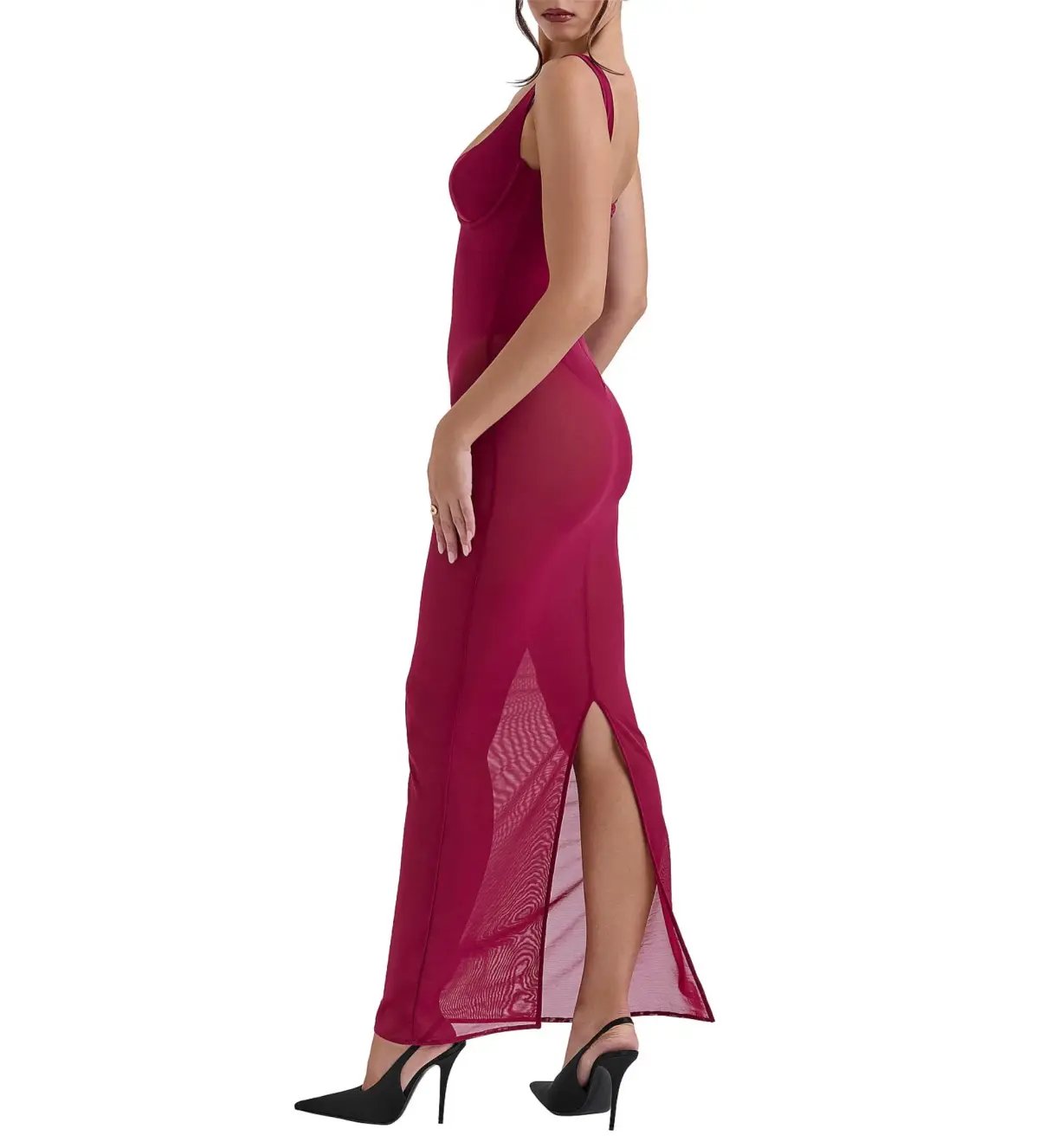 House Of Cb Robina Dress Red Size Xs / Au 6 photo 2