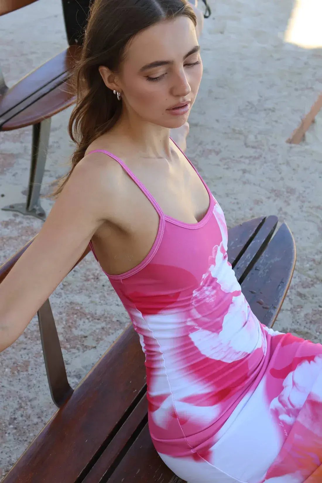 With Harper Lu Valentina Slip Dress Pink Size M / AU 10 photo 8
