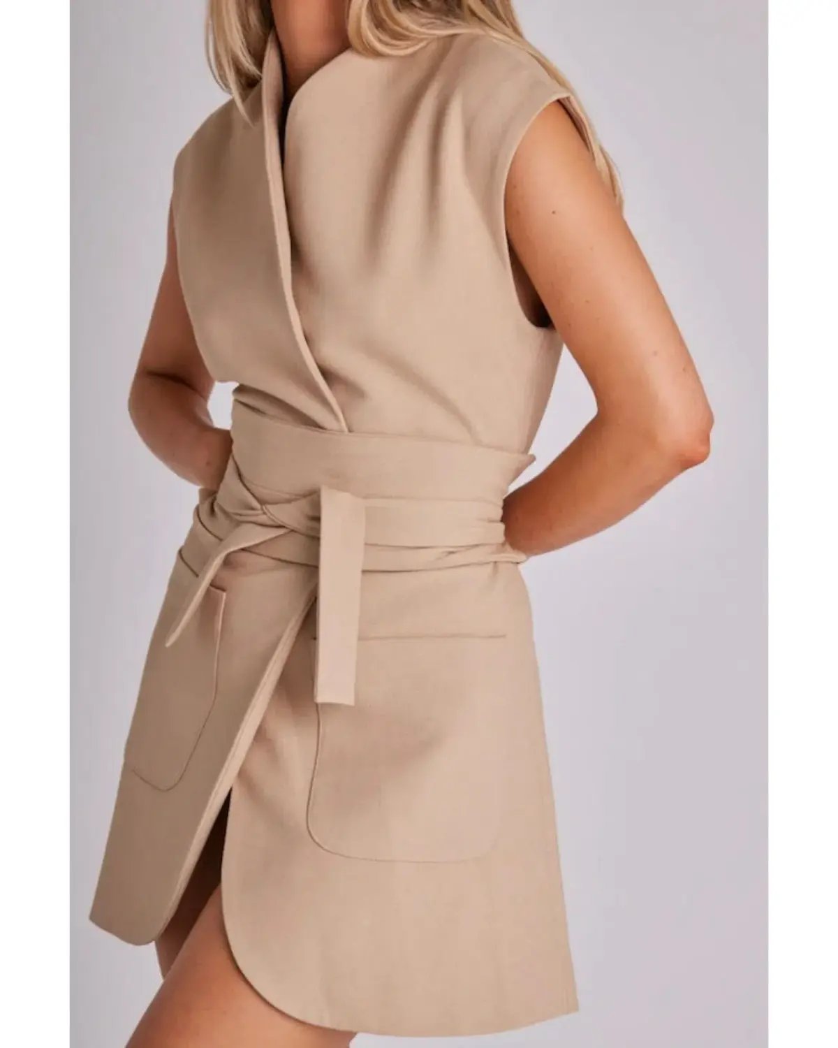 Odd Muse Ultimate Muse Sleeveless Dress Beige Size AU 12 photo 3