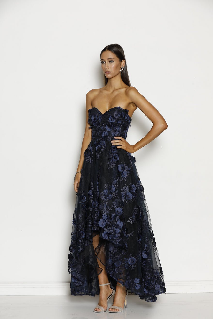 Grace & Hart Rosetta Gown in Navy photo 4