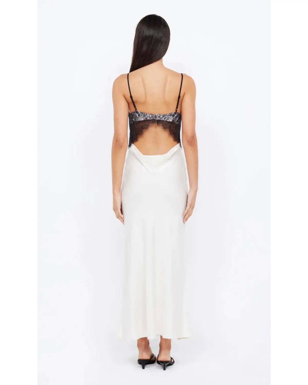 Bec & Bridge Emery Lace Maxi Dress Ivory/Black Size AU 6 photo 3