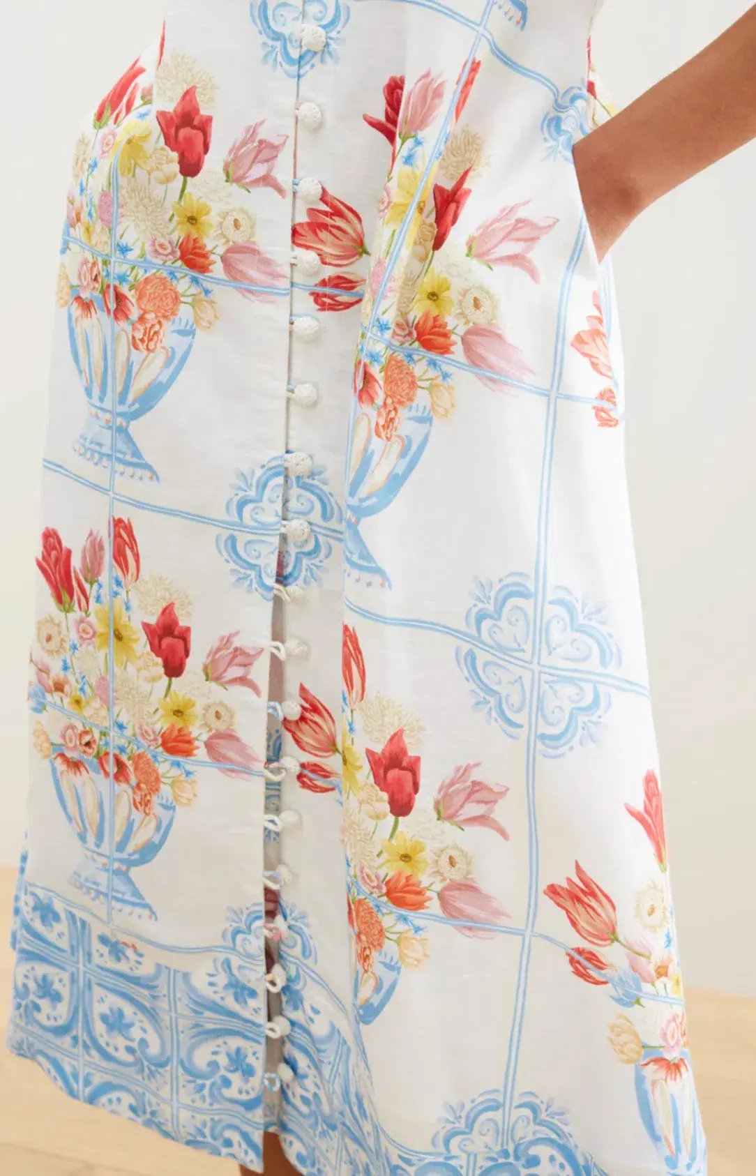 Binny Viva La Frida Midi Dress Multi Size 8 photo 4