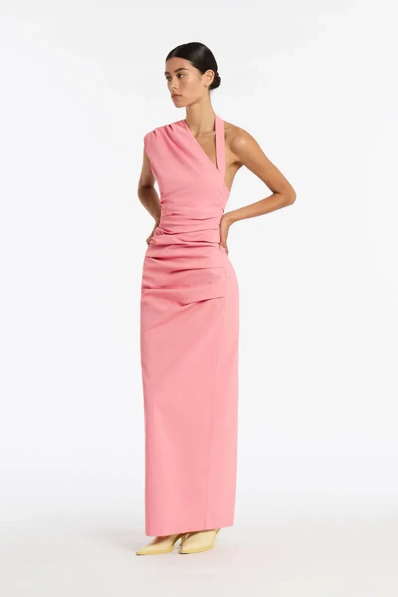 Sir The Label Giacomo Gathered Gown in Pink Size 8 / SIZE 1 photo 2