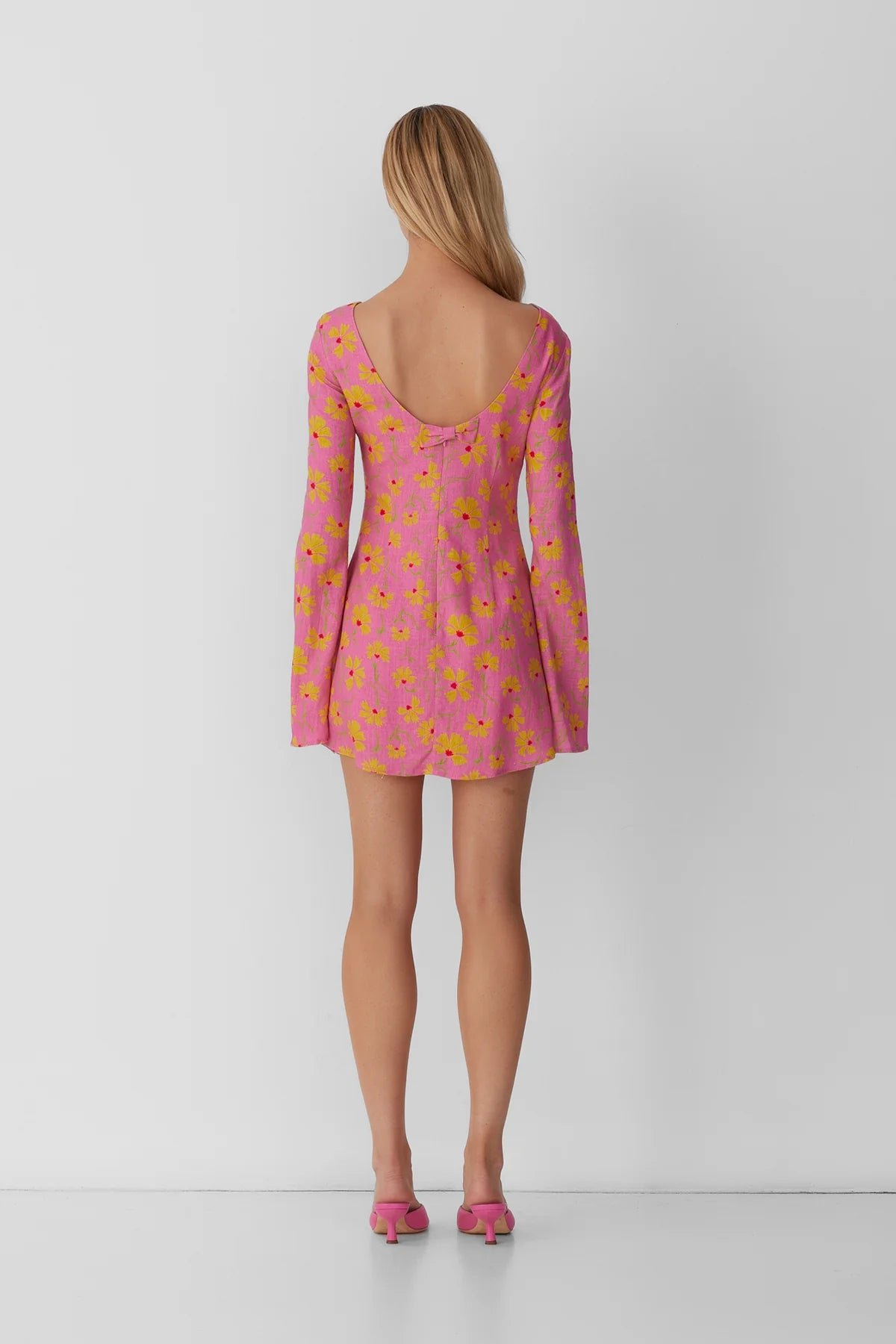 THE WOLF GANG MARLI MINI DRESS - CANDY FLORAL photo 6