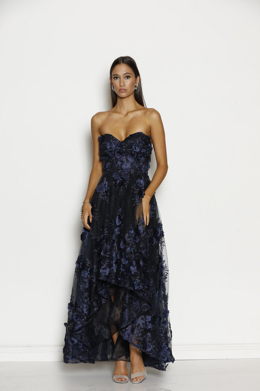 Grace & Hart Rosetta Gown in Navy photo 2