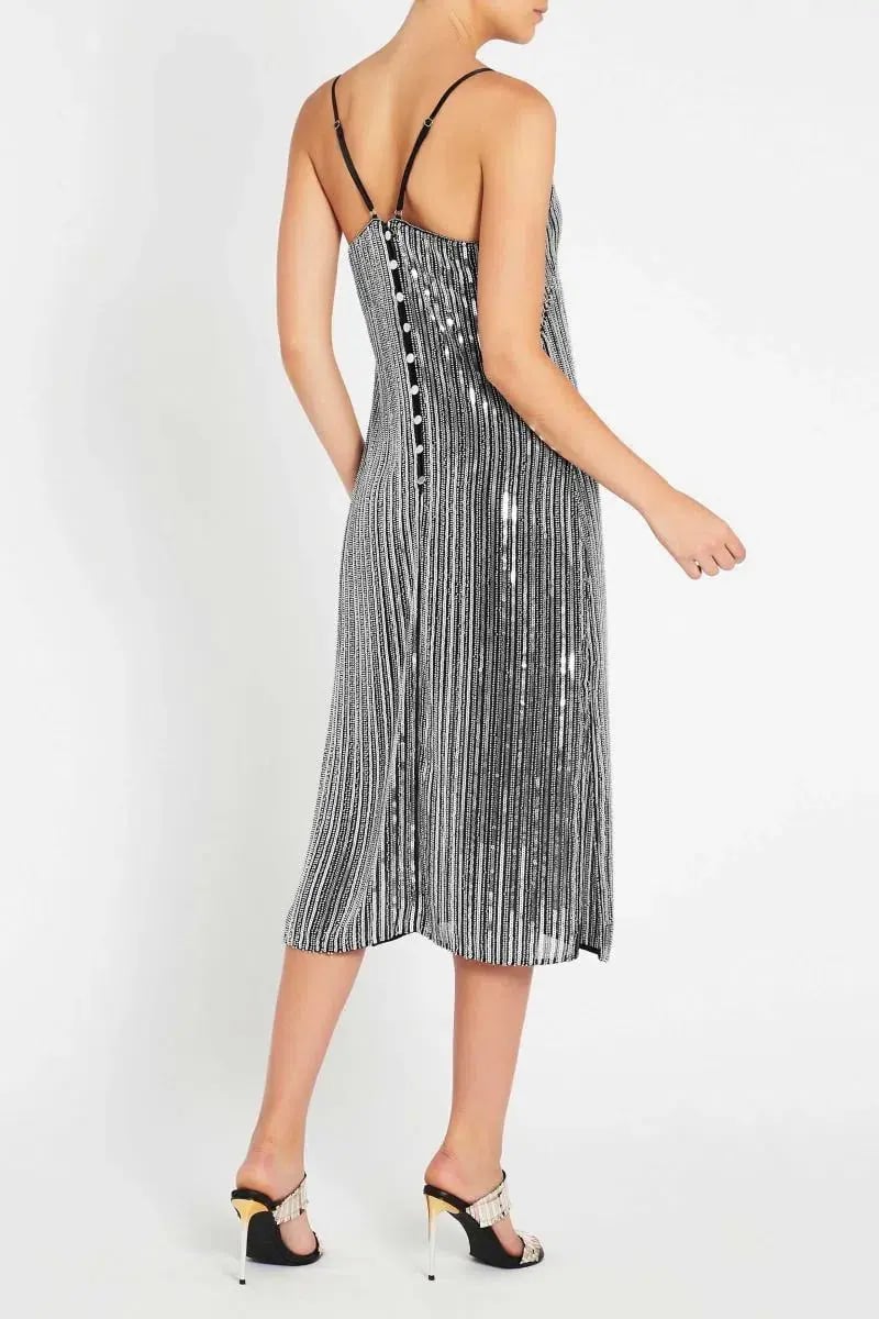 Sass & Bide Queen Of Versailles Dress Silver Size AU 10 photo 2