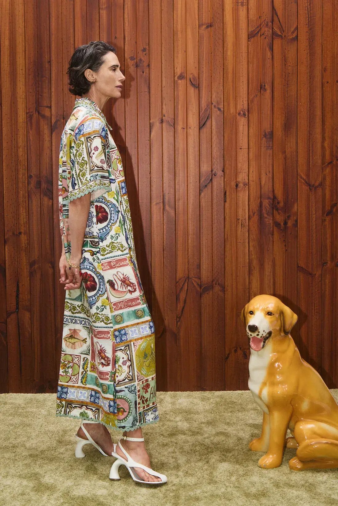Alemais Tommasina Shirtdress Multi Size 14 photo 2