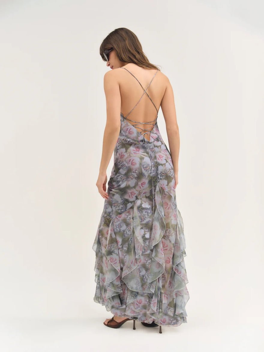 For Love and Lemons Elea Maxi Dress - Purple photo 3
