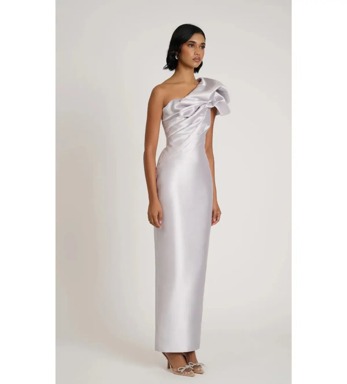 Eliya The Label Ashton Gown Silver Size 12 photo 4