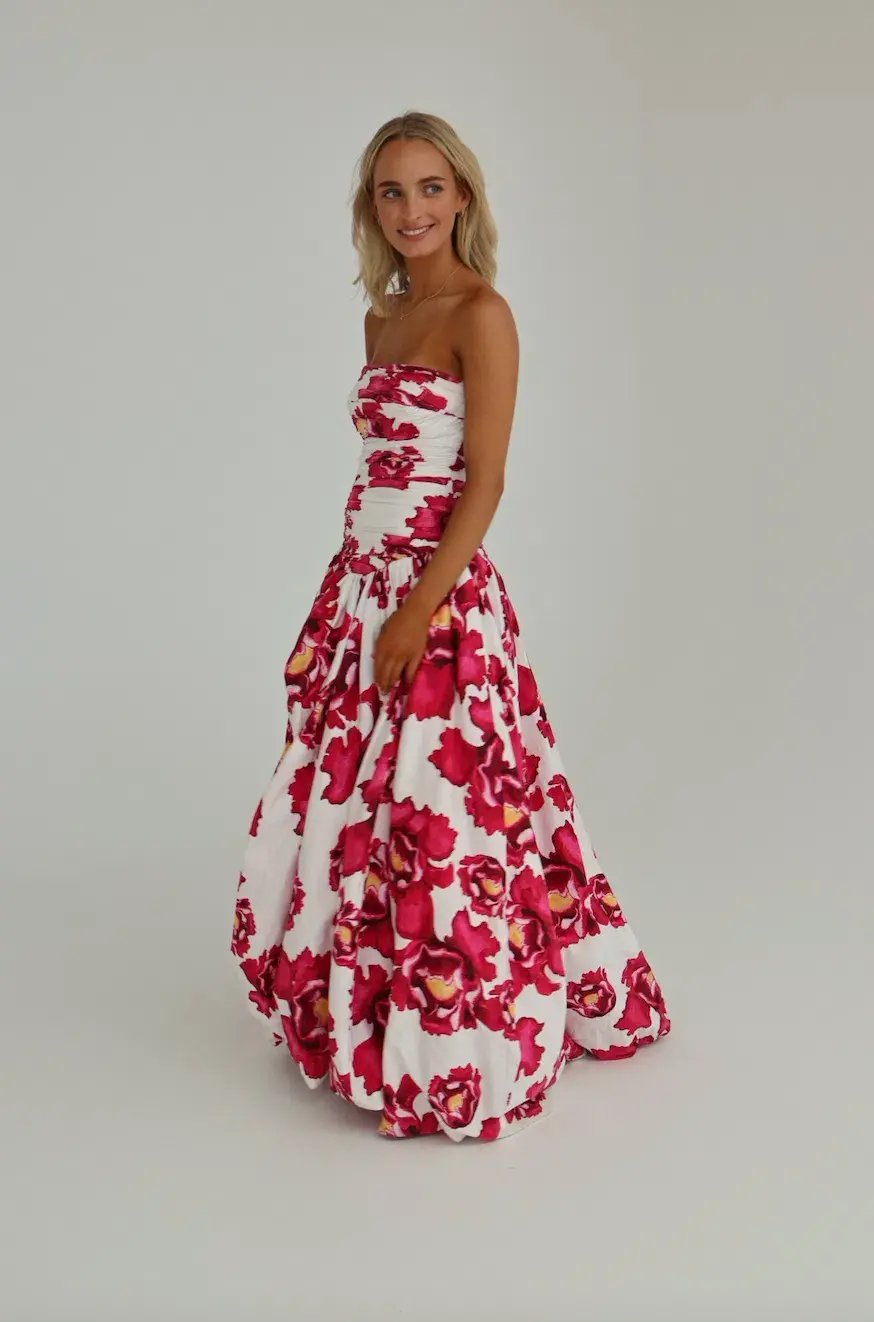 Aje Behold Maxi Dress in Boldly Blooming Size AU 6 photo 2