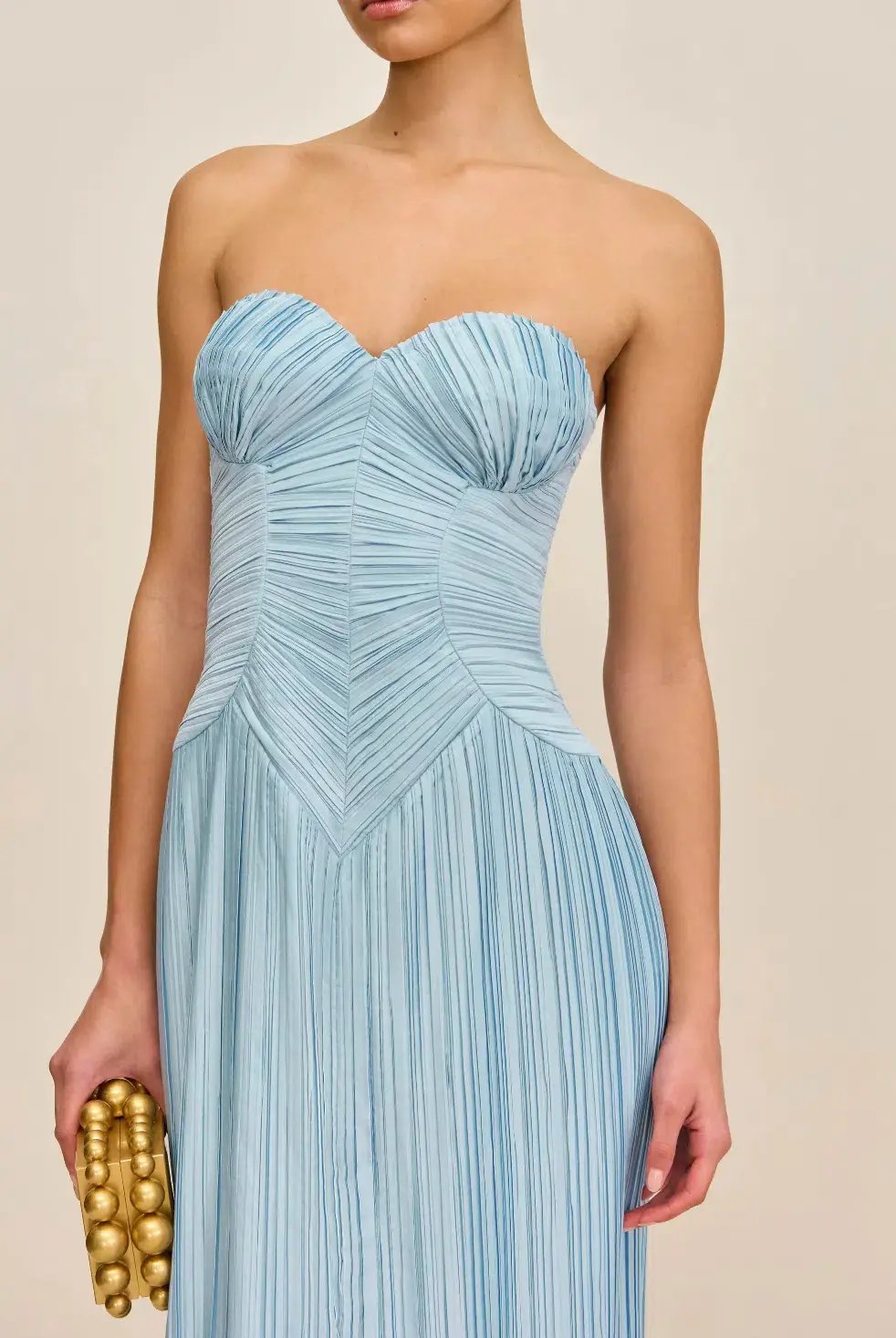 Cult Gaia Ashika Midi Gown Blue Size 6 photo 2