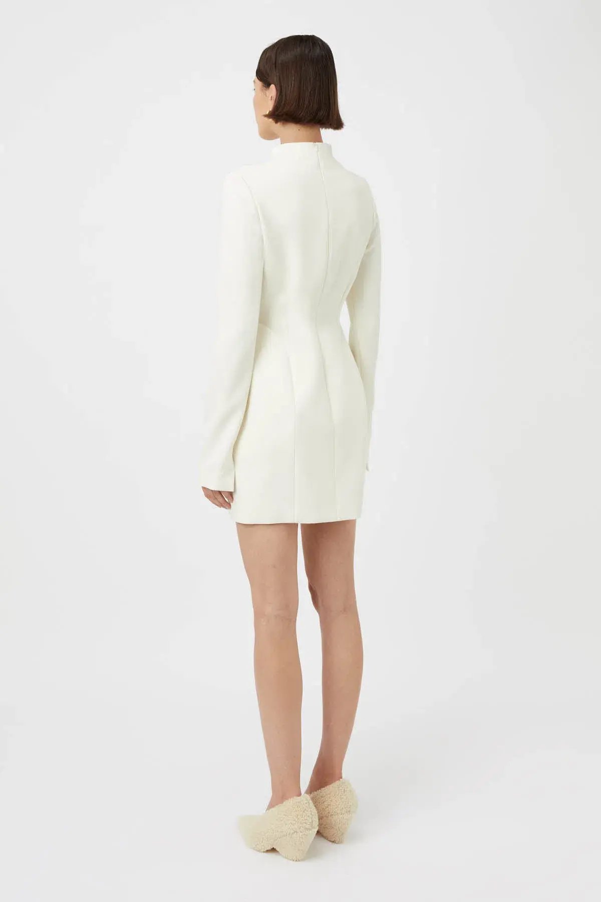 Camilla and Marc The Portico Mini Dress Cream Size 10 photo 3