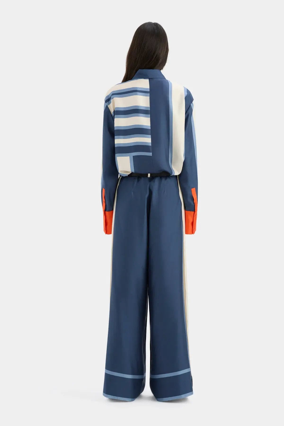 Sir The Label Dazed Shirt Size 0 / AU 6 and Belted Pant Size 2 / AU 10 in Studio Print photo 5