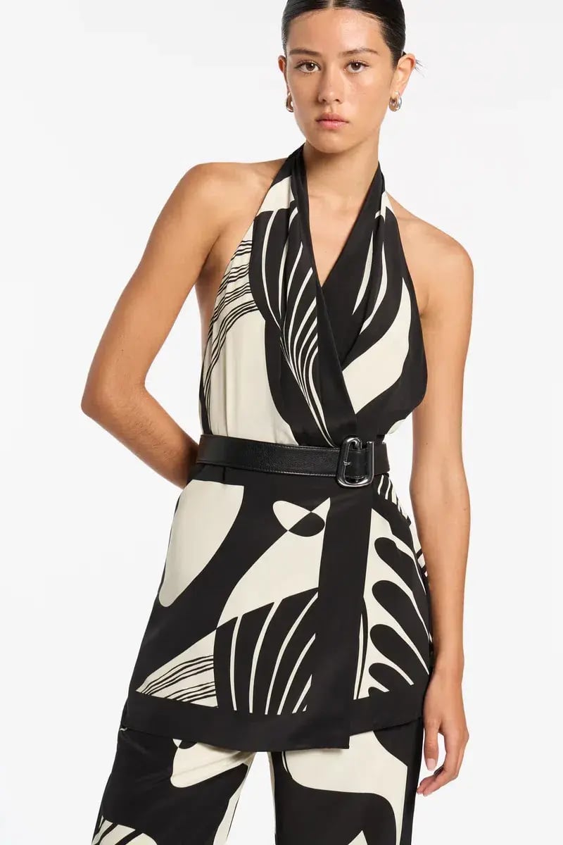 SIR THE LABEL REALISME WRAP HALTER MINI DRESS. SIZE 1 / AU 6-8 photo 10