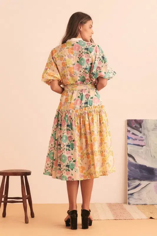 Bohemian Traders Sundance Spliced Dress in Multi Size 12 photo 4