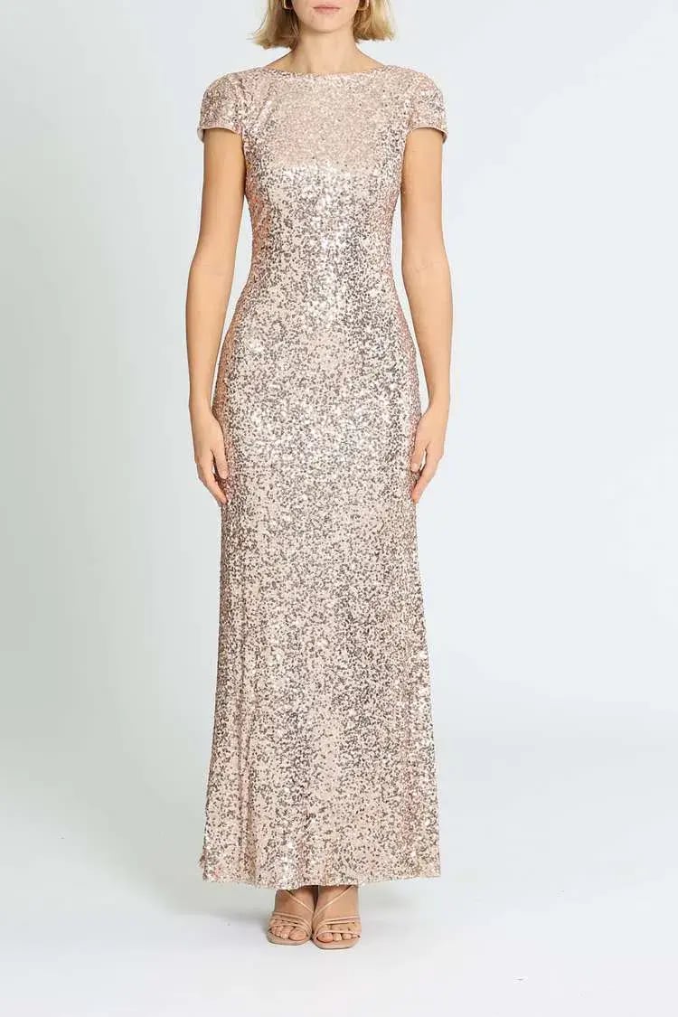 Natasha Gan Maxi Dress White Size AU 20 photo 45