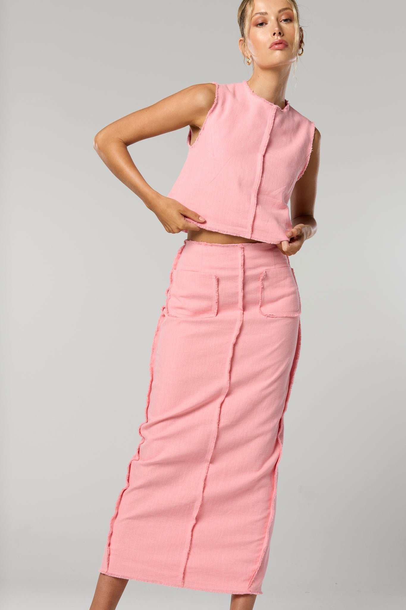 WINONA KLEO TOP - PINK photo 3
