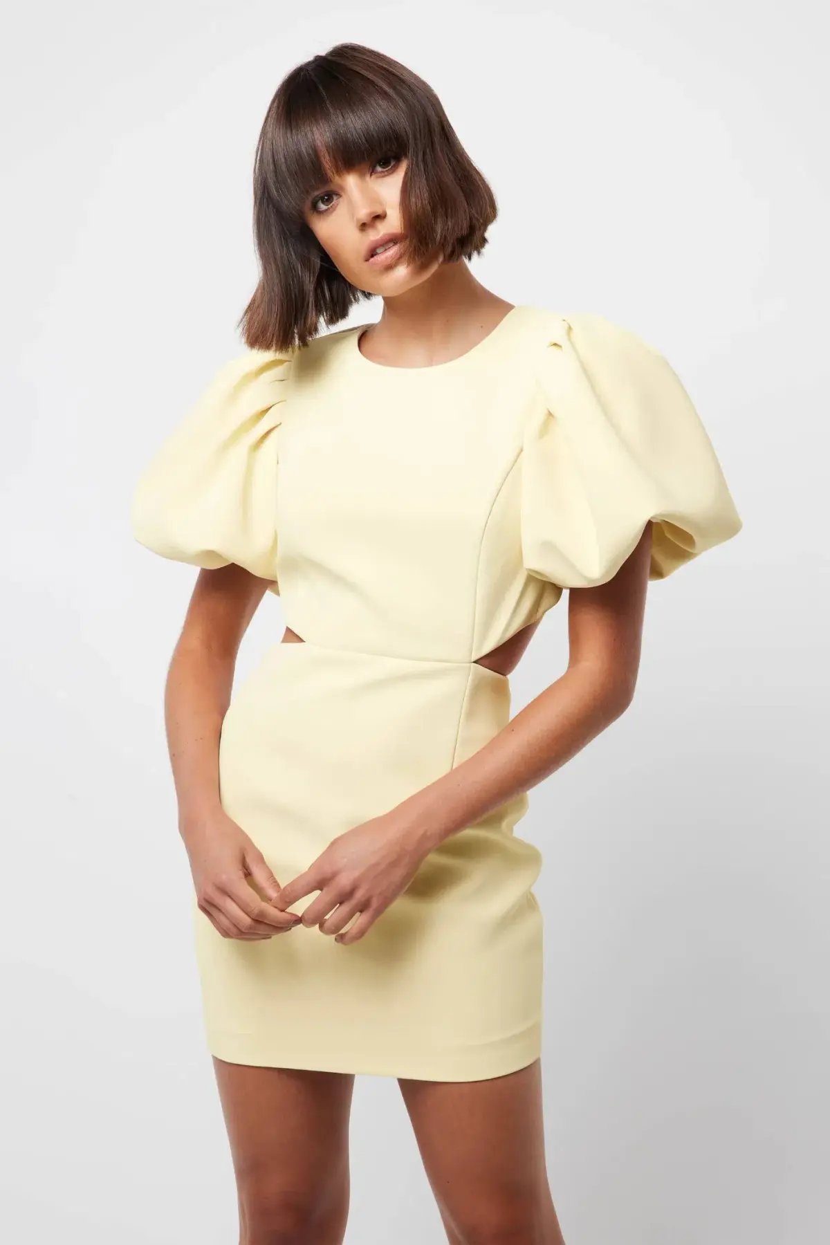 Mossman Splendour Mini Dress Yellow Size 12 photo 3