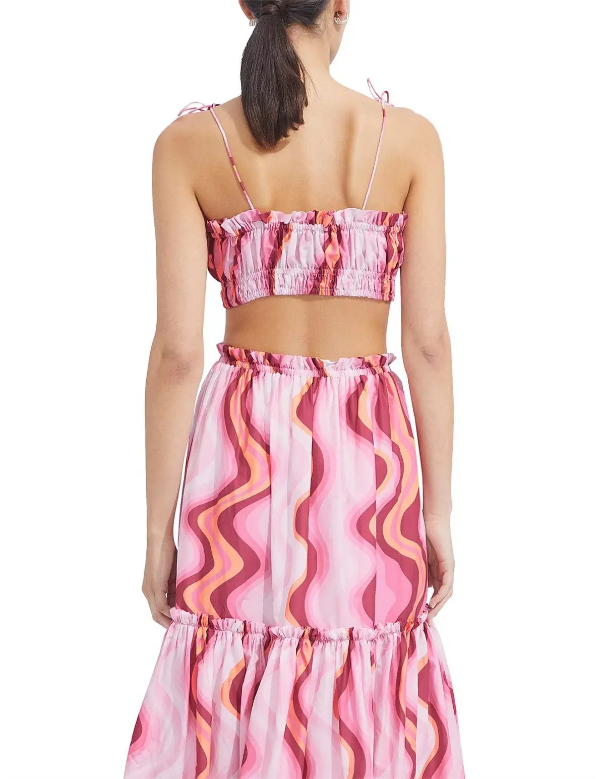 Steele Cameron Bustier & Austin Skirt Set in Groovy Print Size 8/10 photo 2