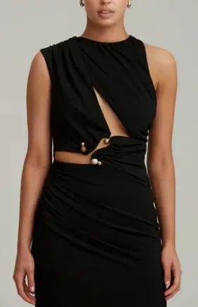 C/MEO COLLECTIVE Entropy Dress black size 4 photo 5