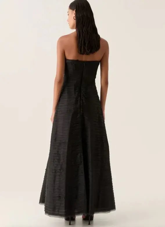 Aje Soundscape Maxi Dress in Black Size 12 photo 3