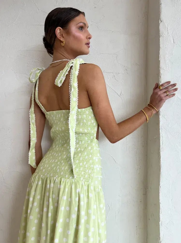 Issy Adore Maxi Dress Green Size 8 photo 2