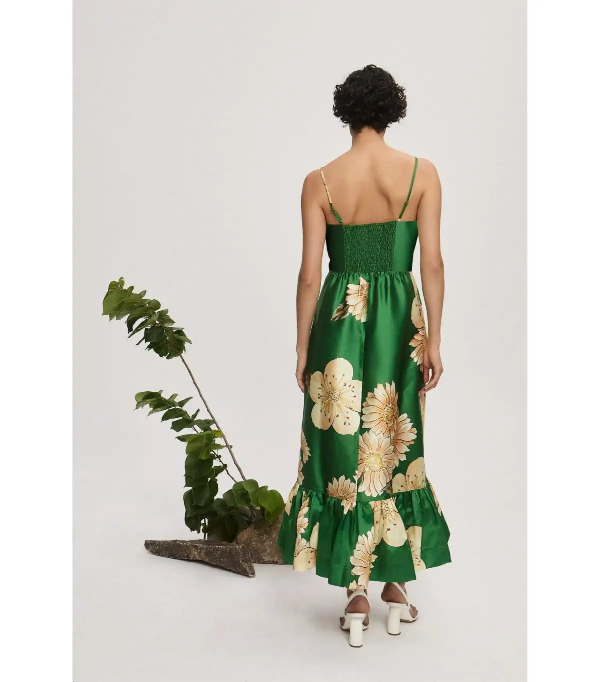 Alemais Sage Midi Dress Green Size AU 10 photo 3