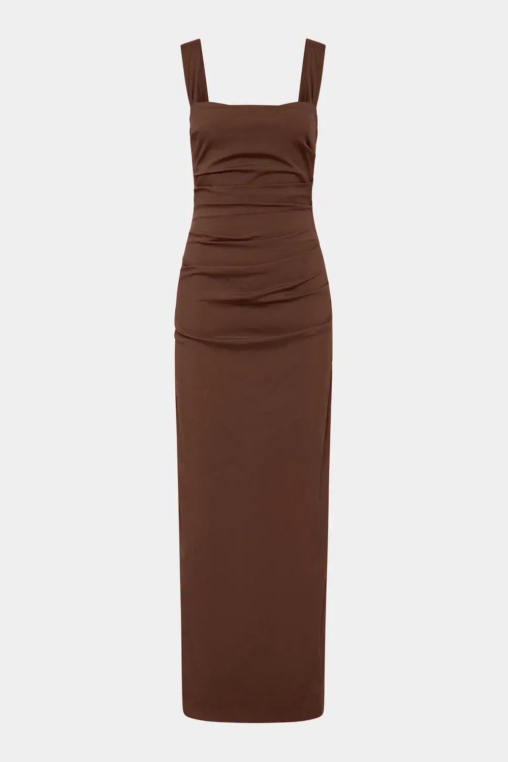 SIR the label Dahlia Balconette Gown in Chocolate size AU 8 photo 4