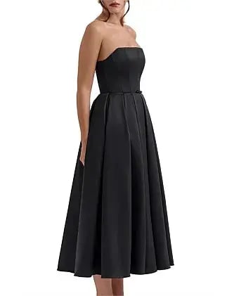 House Of CB Contessa Midi Dress Black Size AU 6 photo 2