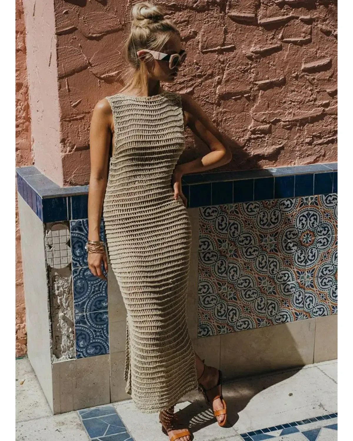 Sir The Label Edie Maxi Dress Nude Size 2 / AU 10 photo 3